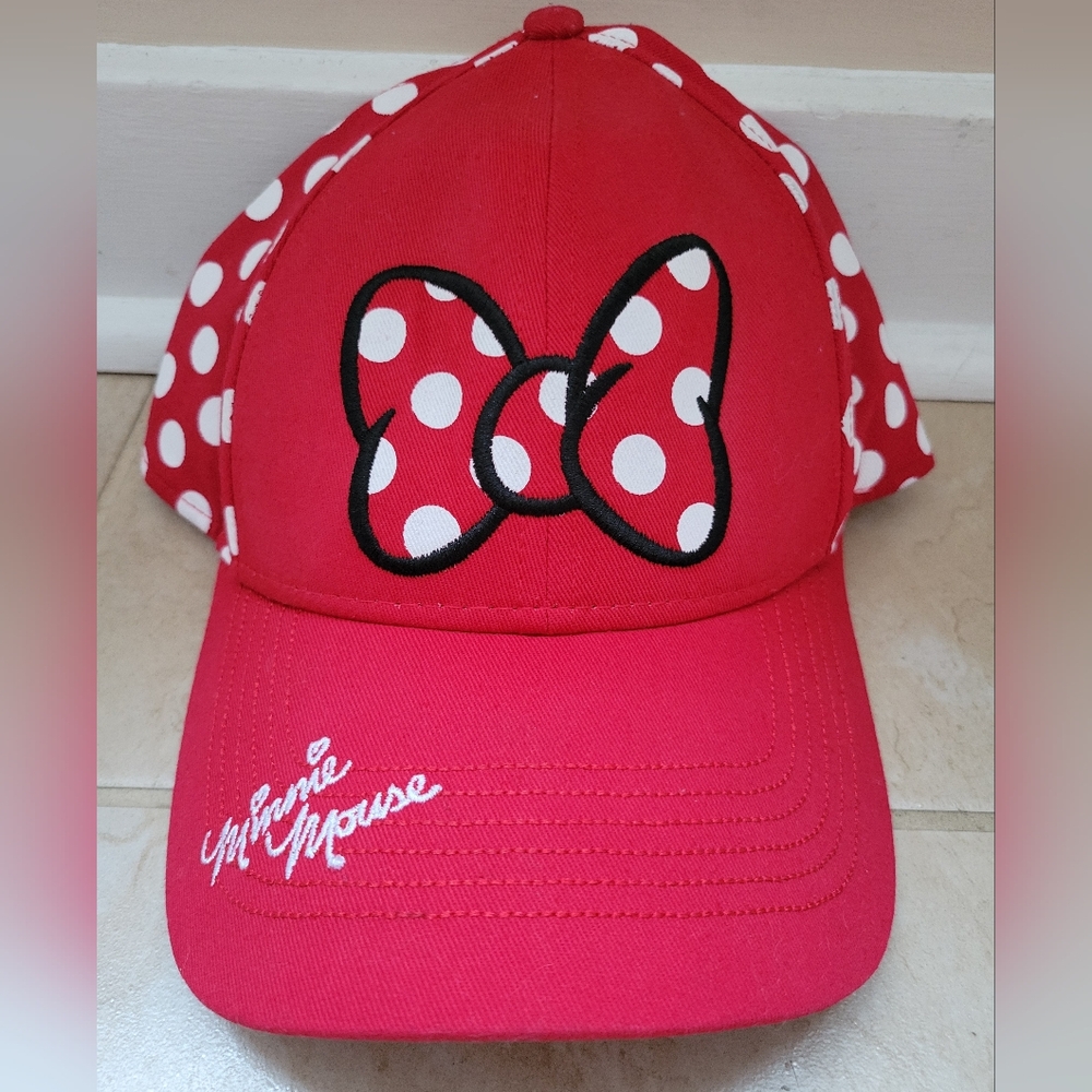 Disney Minnie Mouse Polka Dot Baseball Cap